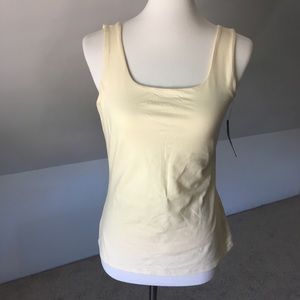 Cream Perfect Tank NIC+ZOE Shell NWT